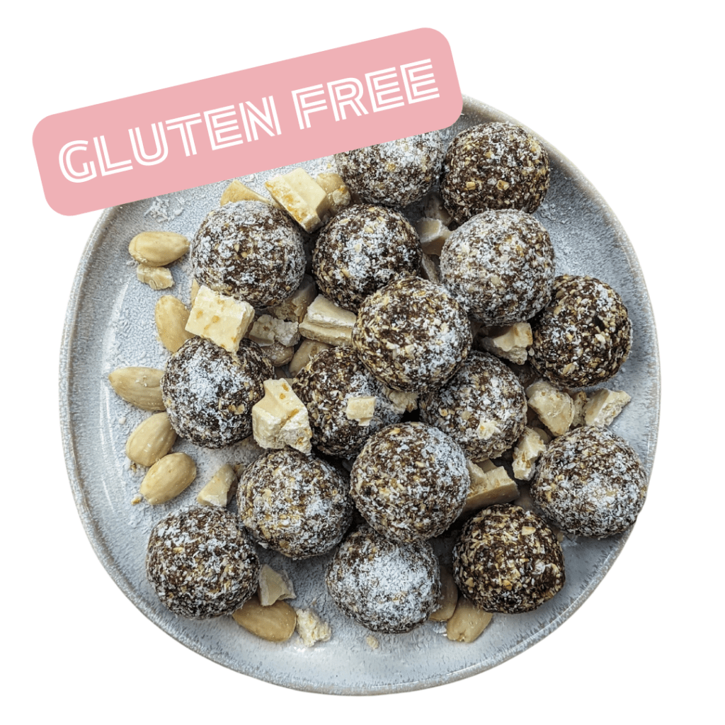 GlutenFree Choc Coco Nuts Bliss Balls 16 x 30g Balls TTBC.